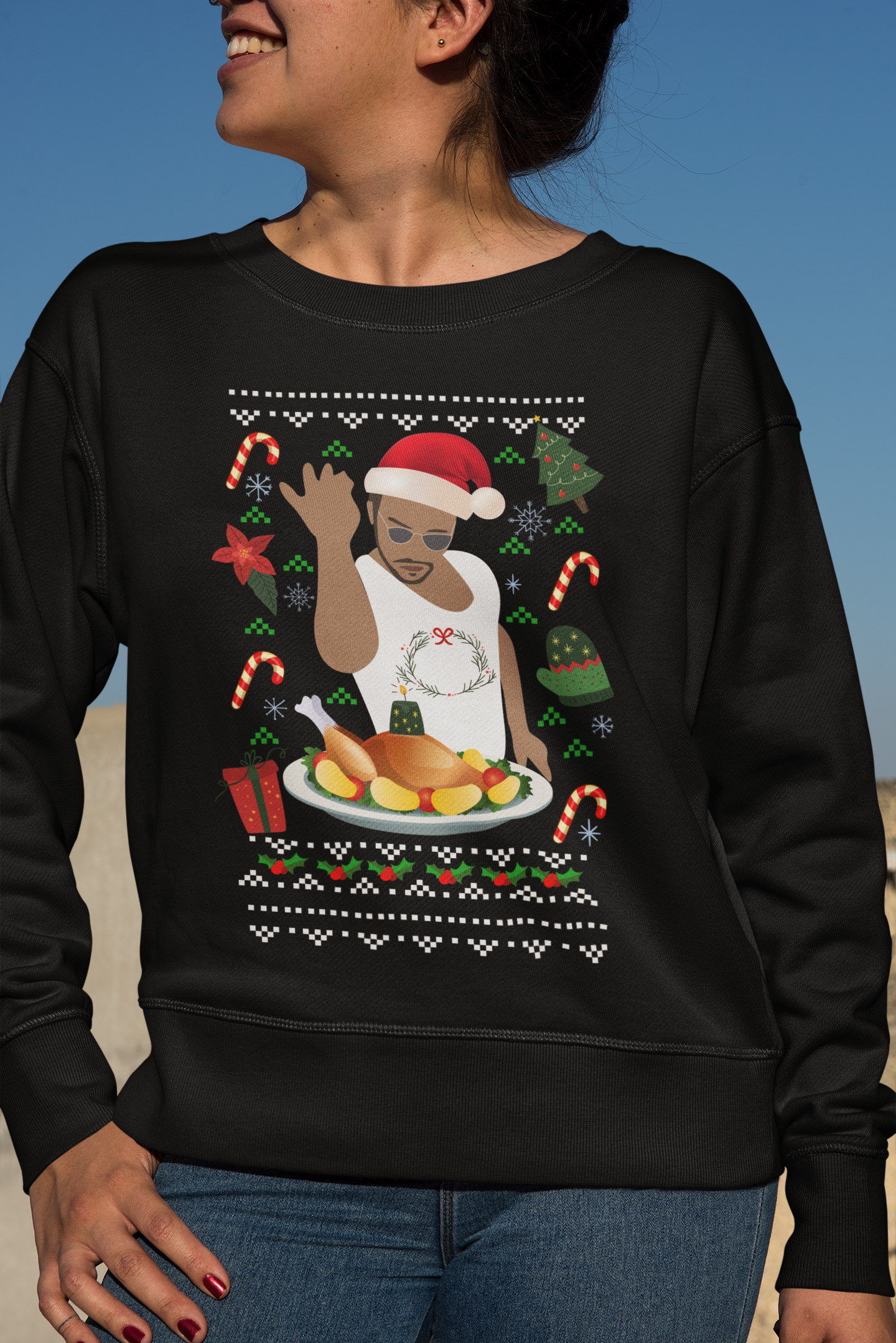 Salt bae sales christmas sweater