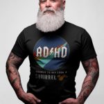 ADHD Rock and Roll Highway T Shirt Black B