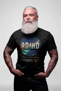 ADHD Rock and Roll Highway T-Shirt Black B
