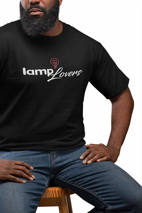 Lamp Lovers Mens T-Shirt Black