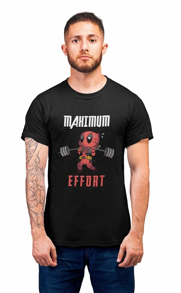 Maximum Effort Deadpool T-Shirt Black