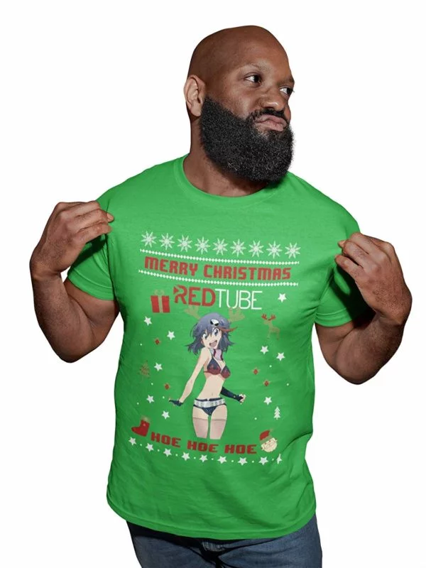 RedTube Merry Christmas T-Shirt Green