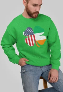 Irish American St Patricks Day Sweatshirt