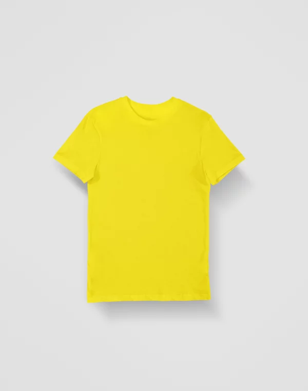 custom tshirt yellow