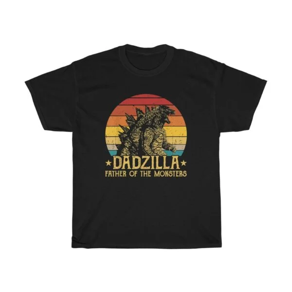 Dadzilla Father Of Monsters Father's Day tshirt - black