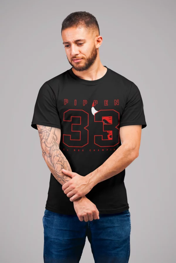Pippen 33 Basketball Legend T Shirt