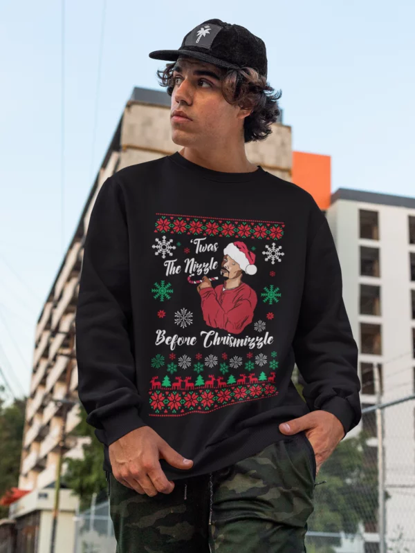 Funny Snoop Dogg Ugly Christmas Sweatshirt