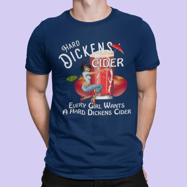 Dickens Cider Adult Meme in blue