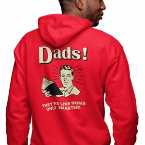 Fathers Day Hoodie red