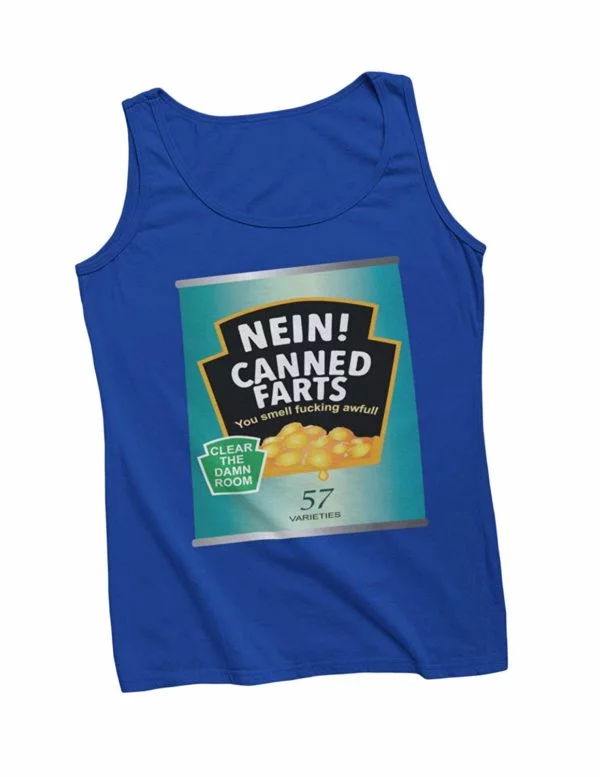Nein Canned Farts Vest blue
