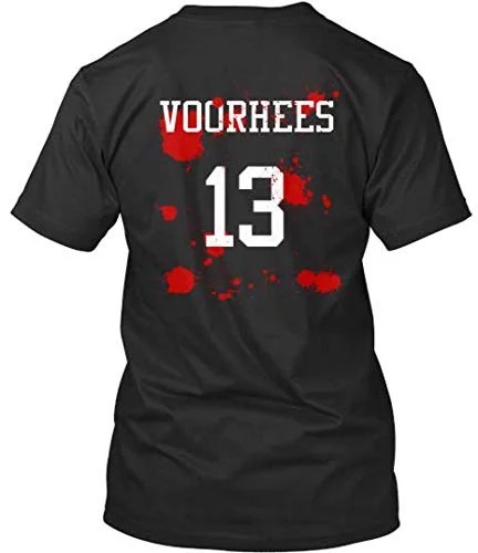 Voorhees 13 Jason Horror T-Shirt black